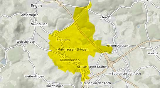 Immobilienpreisekarte Mühlhausen-Ehingen